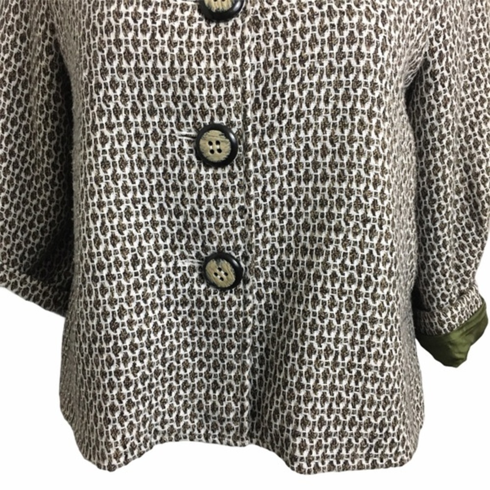 Maestro Textured Button Front Jacket. Size Large - image 5